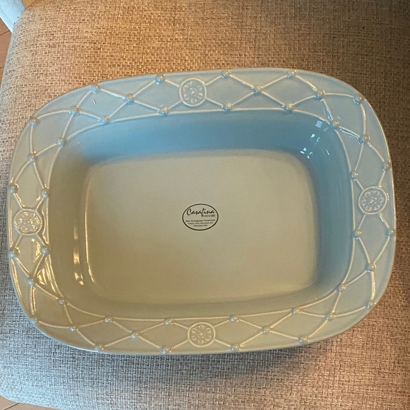 Casafina Other - Light Blue Rectangular Ceramic Dish. NWOT. 
12x9